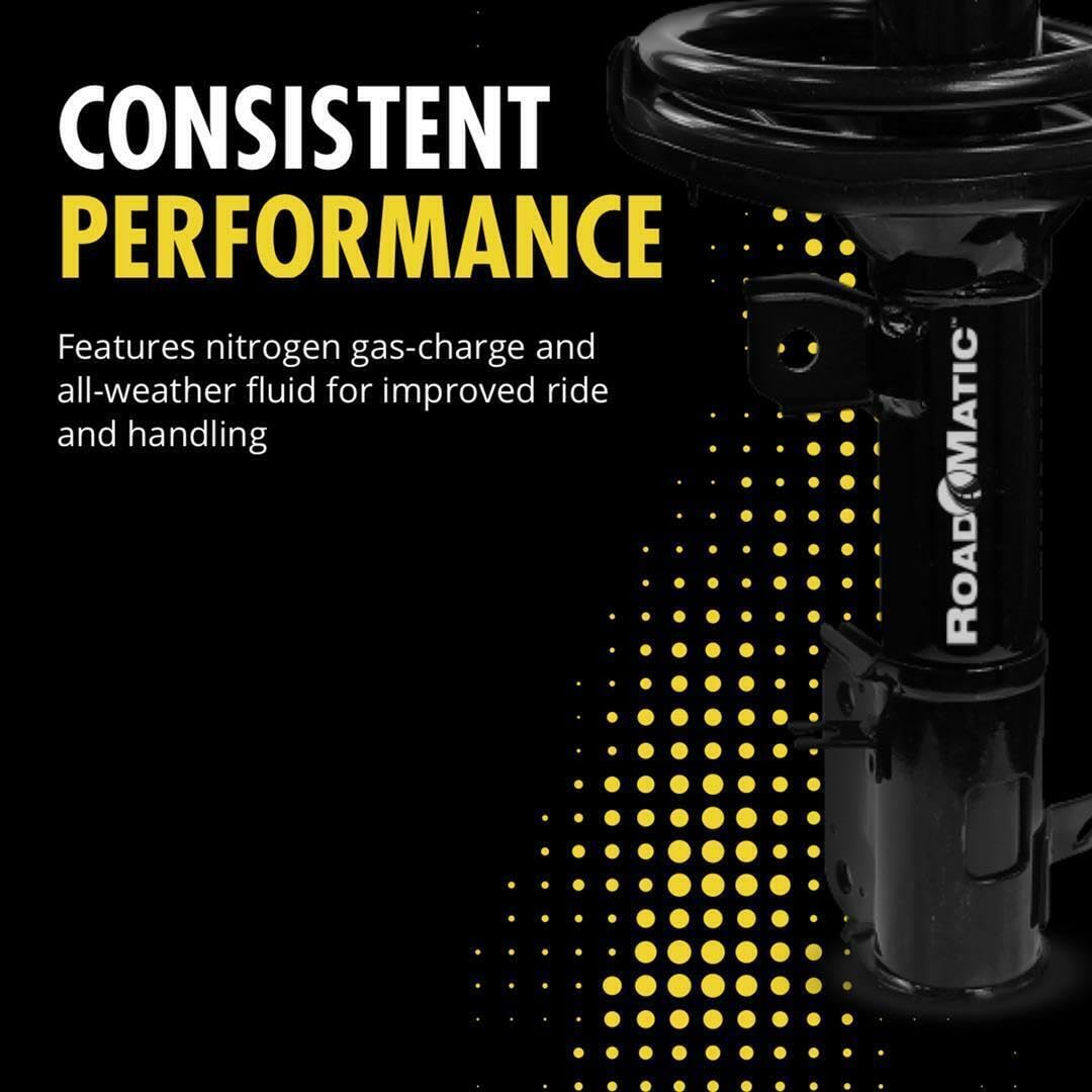 Monroe Shocks & Struts® 281128L Suspension Strut and Coil Spring Assembly - Front Left Replacement for Smooth Ride & Enhanced Handling - Perfect for Daily Commuting & Road Trips
