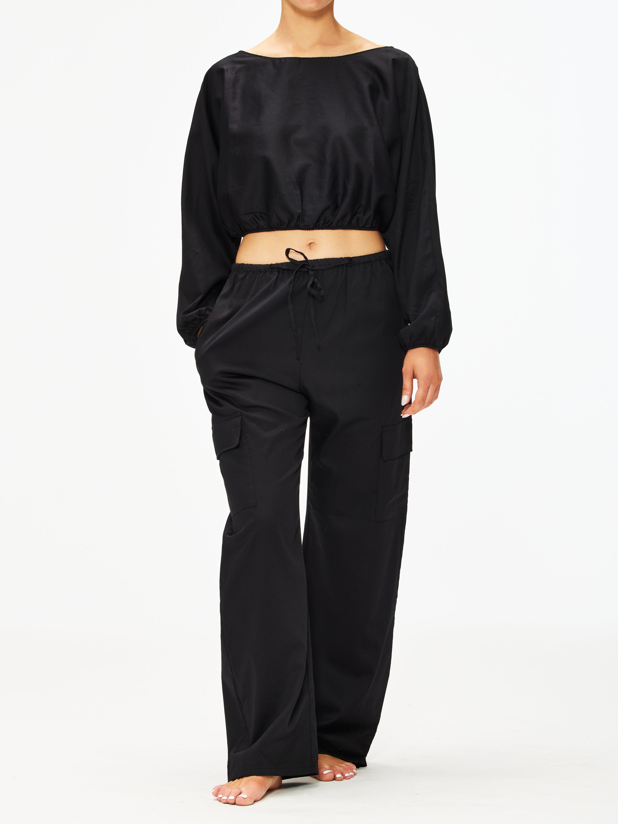 Yoko Drawstring Pants for Women - Comfortable Casual Lounge Pants with Elastic Waist - Perfect for Yoga, Home Wear, and Relaxation