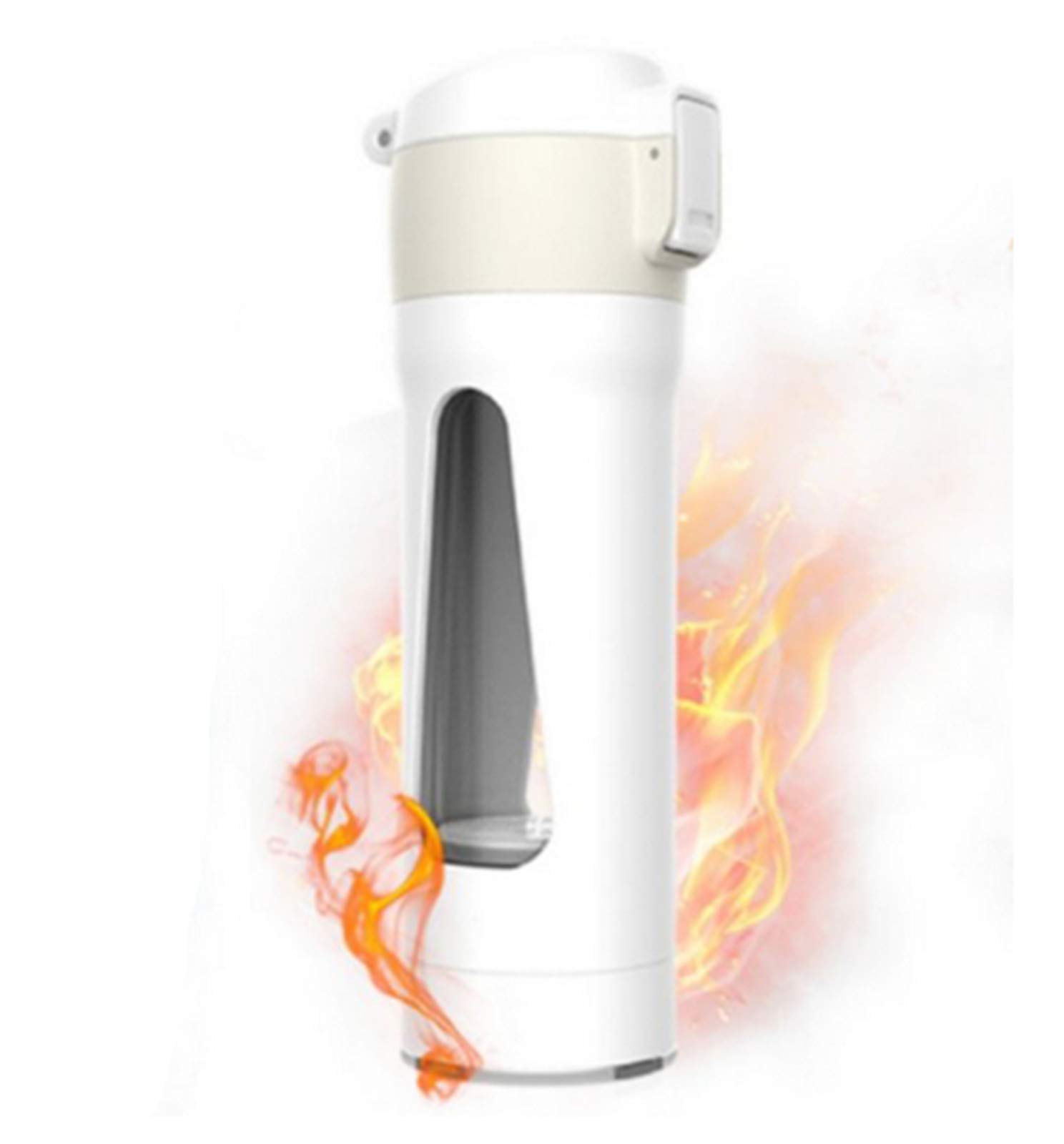 Hydrogen Rich Water Bottle 300ml - Alkaline Mineral Hydrogen Generator, Portable Healthy Cup for Anti-Aging & Wellness (White/Gray/Black) | Perfect for Gym, Travel & Daily Hydration