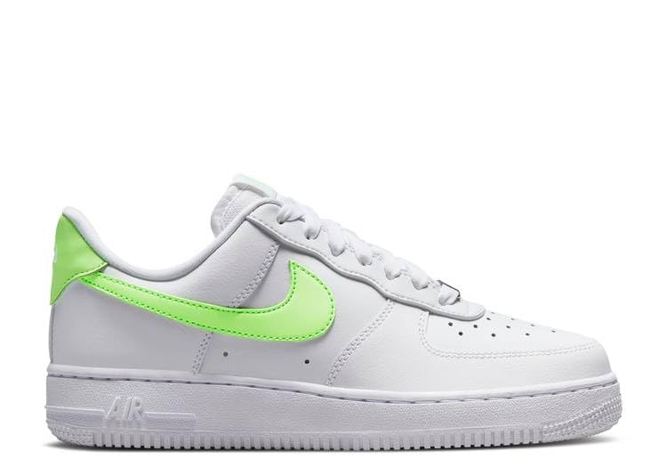 Nike Air Force 1 '07 Women's Sneakers - White/Lime Blast Size 9 | Casual Wear, Street Style & Everyday Comfort