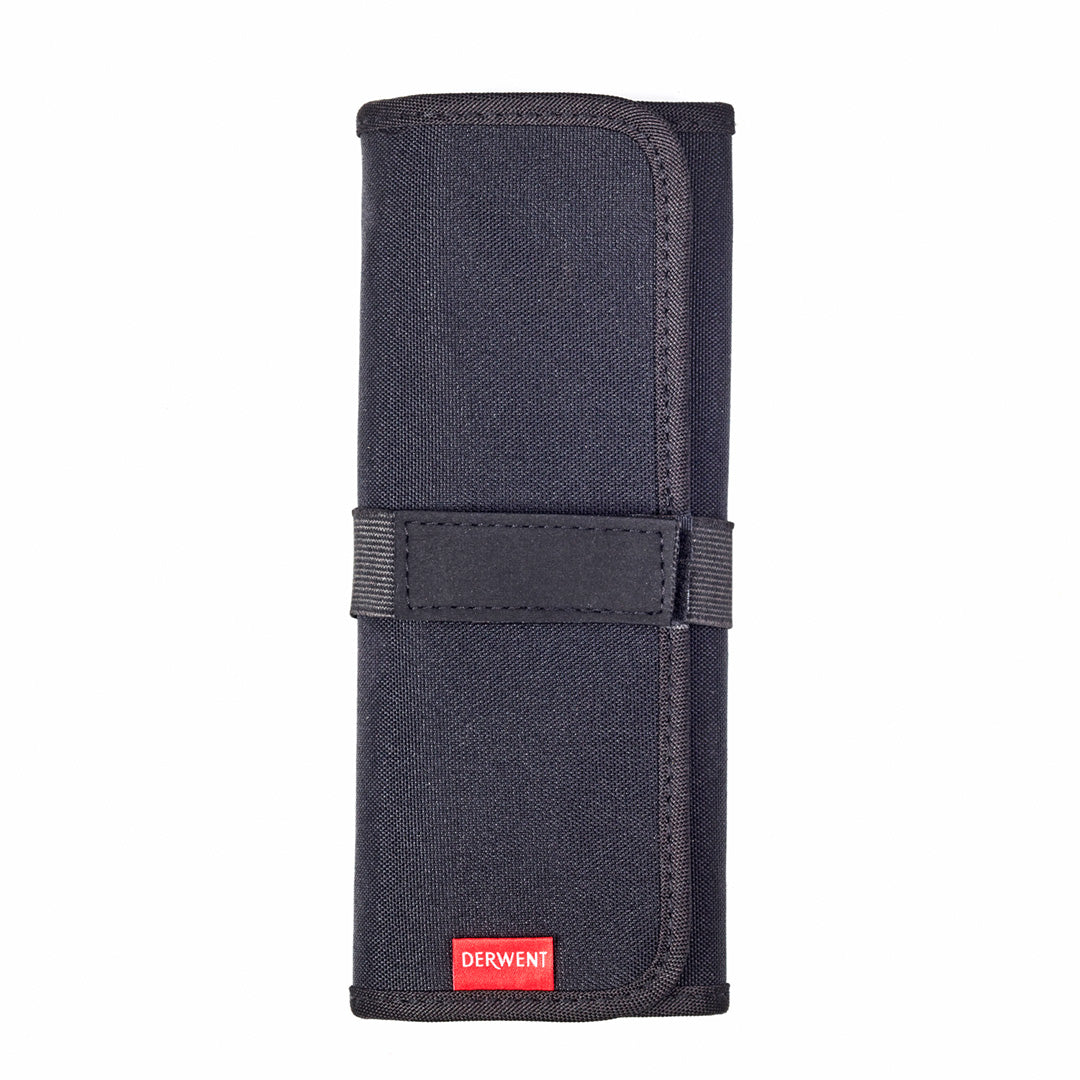 Derwent Pencil Wrap Black - Premium Pencil Case for Artists & Students - Perfect for Sketching, Drawing & School Supplies Organization