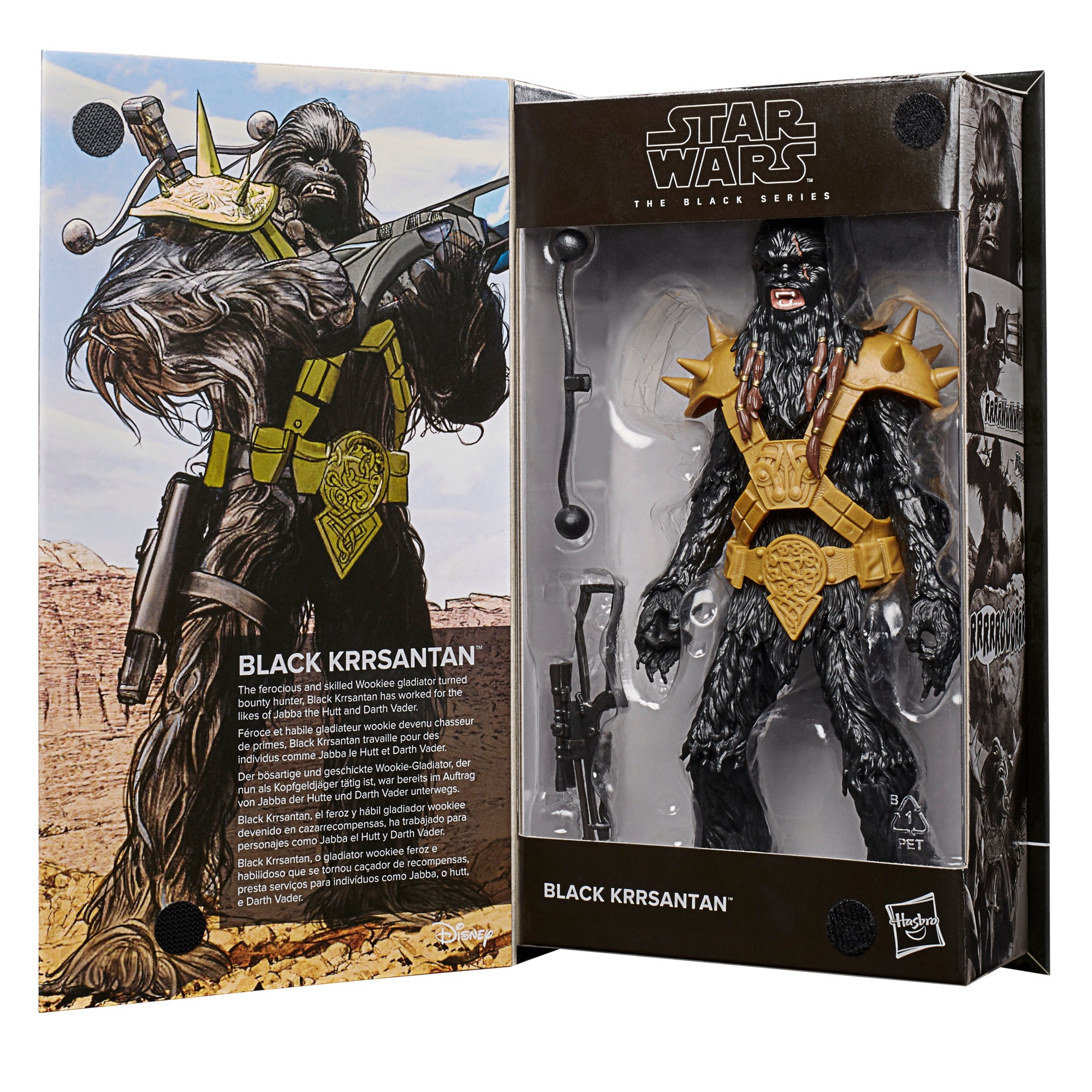 Star Wars The Black Series Black Krrsantan 6-Inch Action Figure - Premium Collectible Toy for Fans & Display, Perfect for Gift Giving & Star Wars Collections