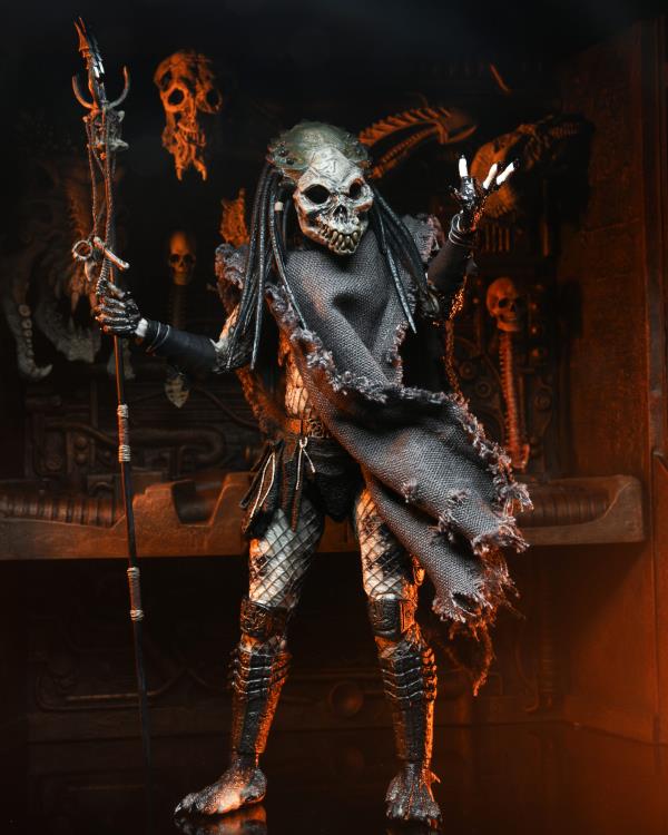 NECA Ultimate Shaman Predator Action Figure - Predator 2 Movie Collectible - Perfect for Display, Gift Giving & Action Figure Collections