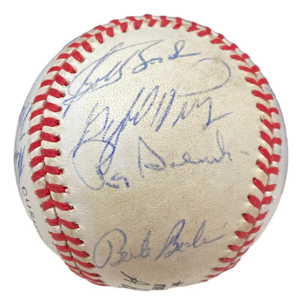 1968 San Francisco Giants Team Signed NL Baseball with Willie Mays & More - PSA/DNA Certified - Perfect for MLB Memorabilia Collectors & Sports Fans Display