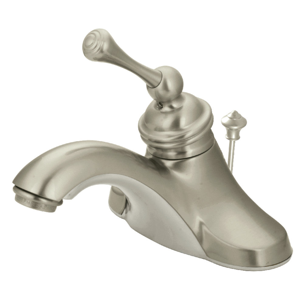 Kingston Brass KB3542 4-Inch Centerset Bathroom Faucet - Chrome Finish, Single Handle, Easy Installation for Sink Vanity & Powder Room