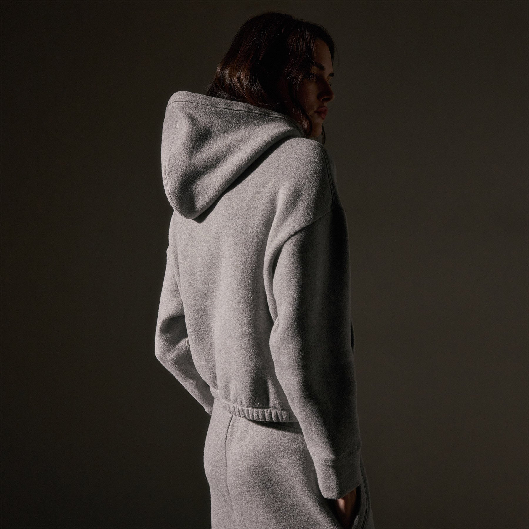 Cozy Hooded Sweatshirt for Women - Soft Heather Grey Pullover Hoodie | Perfect for Casual Wear, Lounge & Outdoor Activities