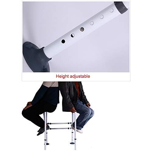 Foldable Adjustable Height Toilet Safety Grab Bar - Bathroom Handrail with Suction Cups for Elderly & Disabled - Non-Slip Support Railing for Toilet, Shower & Bathtub Safety - Ideal for Seniors, Post-Surgery & Mobility Assistance
