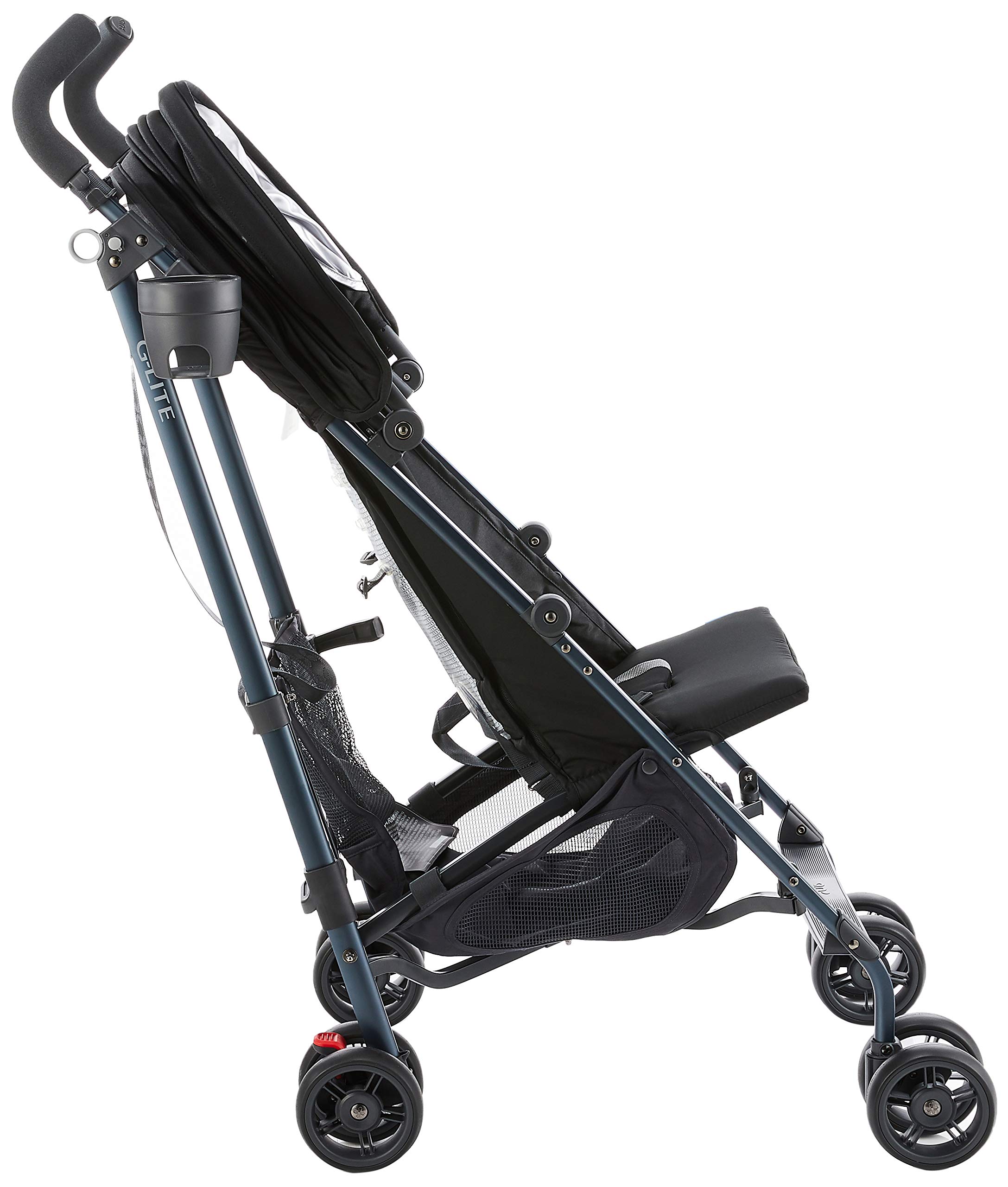 G-LITE Lightweight Baby Stroller for Toddlers - Jake Model (Black/Carbon) | Compact Foldable Travel Stroller for Airports, Shopping & Daily Use