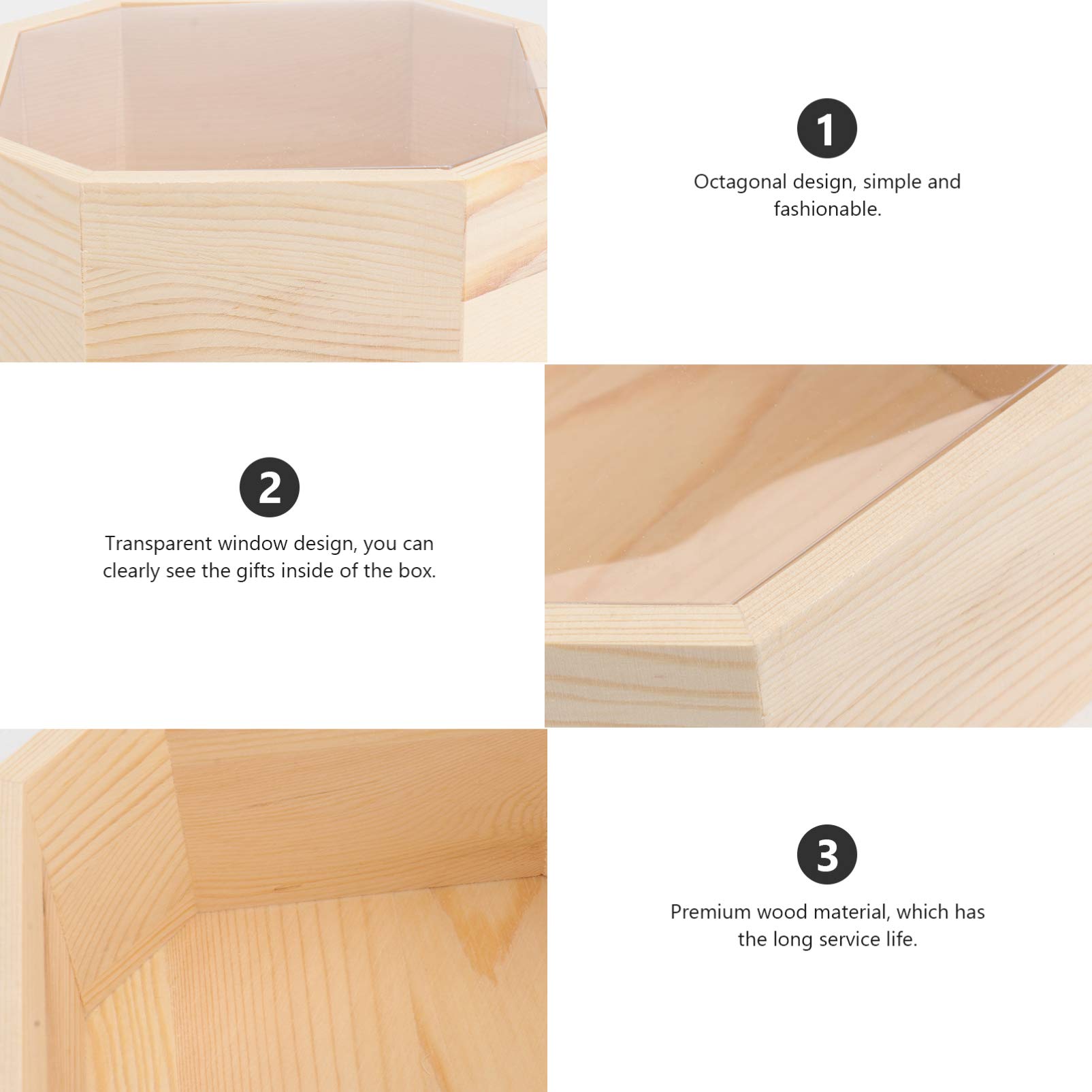Wooden Treasure Chest for Jewelry & Candy Storage - DIY Pirate Box for Kids