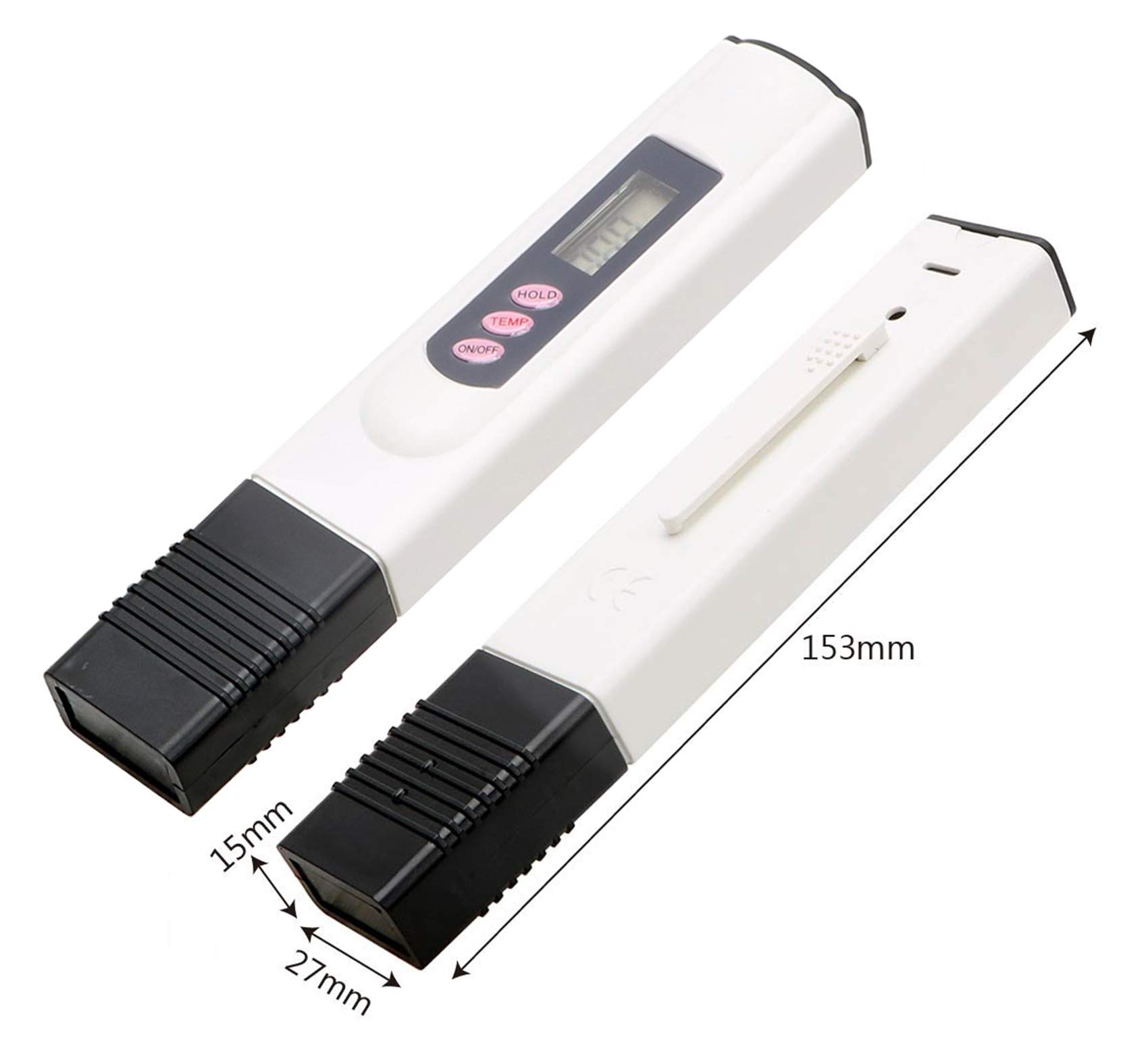 AK Anikash Digital LCD TDS Meter with Temperature Sensor - Water Quality Tester for RO Purifier, Aquarium, Hydroponics | Measures PPM, TDS & Temp | White | Perfect for Home, Lab & Outdoor Water Testing