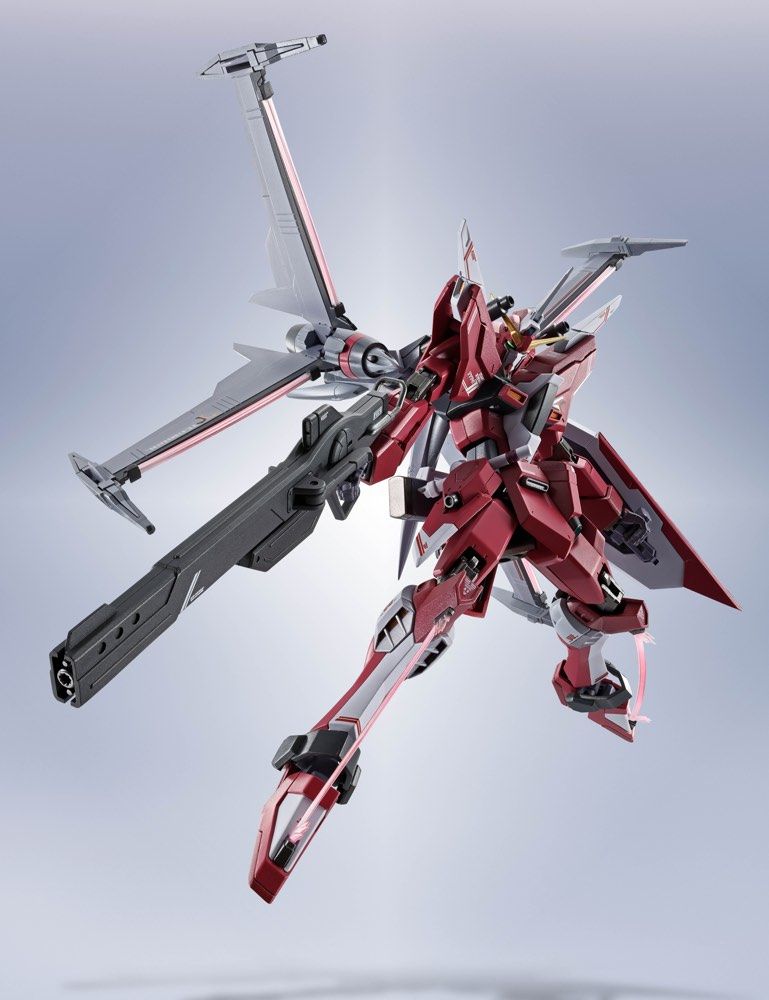 Bandai Metal Robot Spirits Gundam Seed Freedom ZGMF-X191M2 Infinite Justice Gundam Type II Action Figure - Collectible Anime Model Kit for Display & Gundam Battles