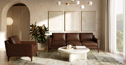 Sorrento Lounge Chair - Modern Comfortable Accent Chair for Living Room, Bedroom, or Office - Perfect for Relaxing, Reading, and Lounging