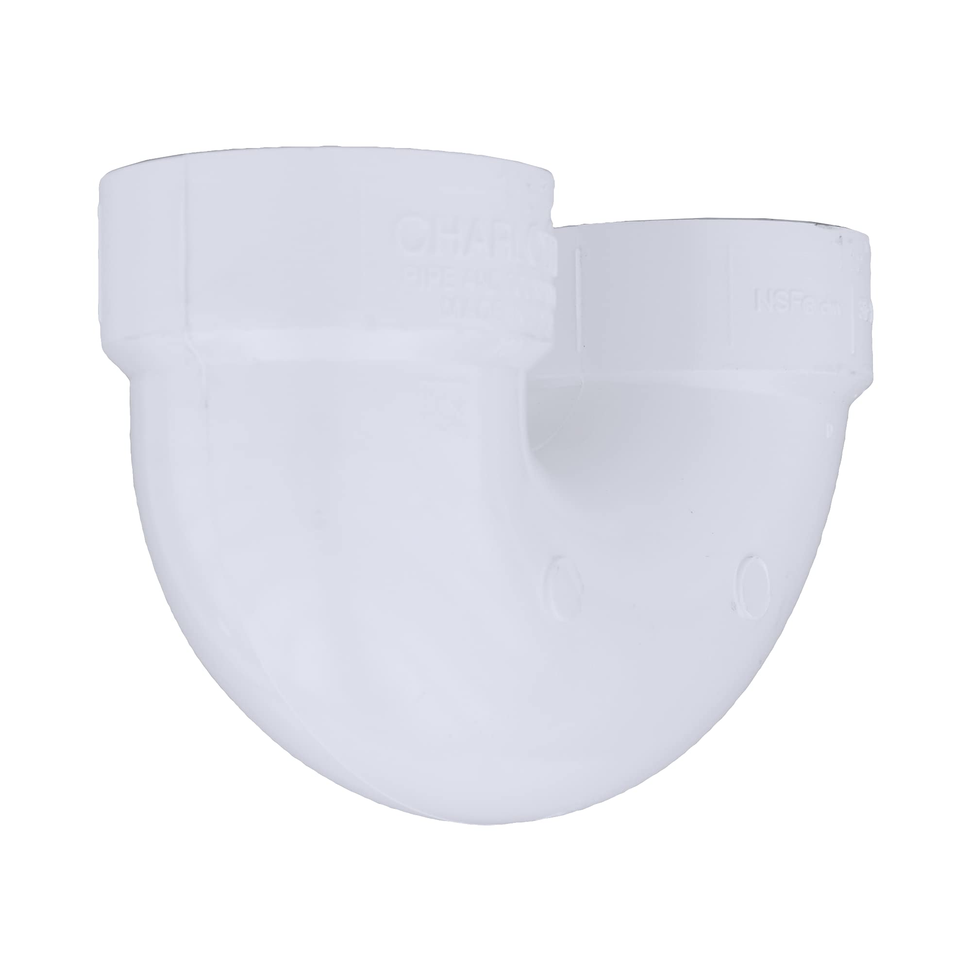 Charlotte Pipe 1 1/2 Inch DWV Return Bend - Drain Waste Vent Pipe Fitting for Plumbing Systems - Perfect for Residential & Commercial Drainage Applications
