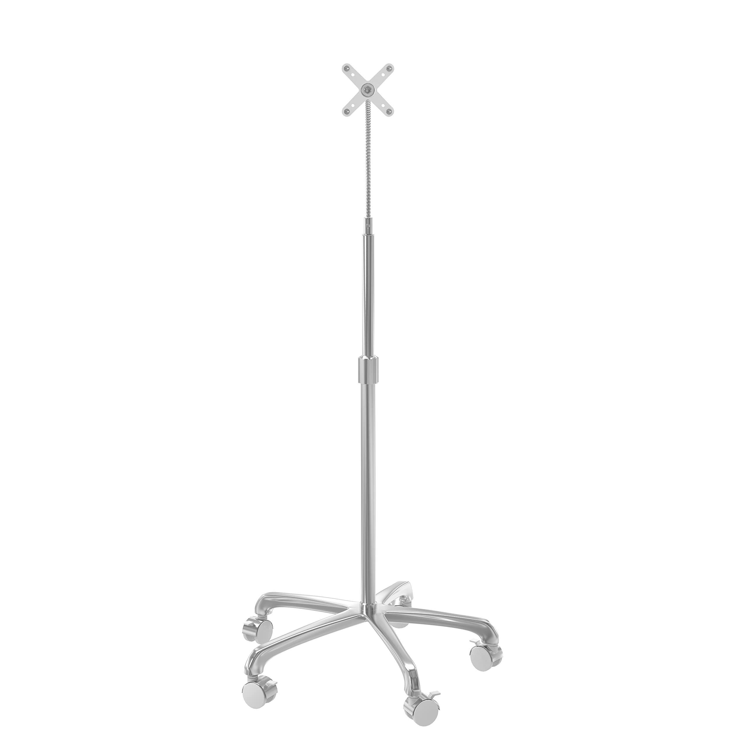Adjustable Height Gooseneck Floor Stand for iPad & Samsung Tablets - Universal VESA Mount Compatible with Apple iPad Pro/Air/Mini, Galaxy Tab - Perfect for Home Office, Bedroom & Studio Use