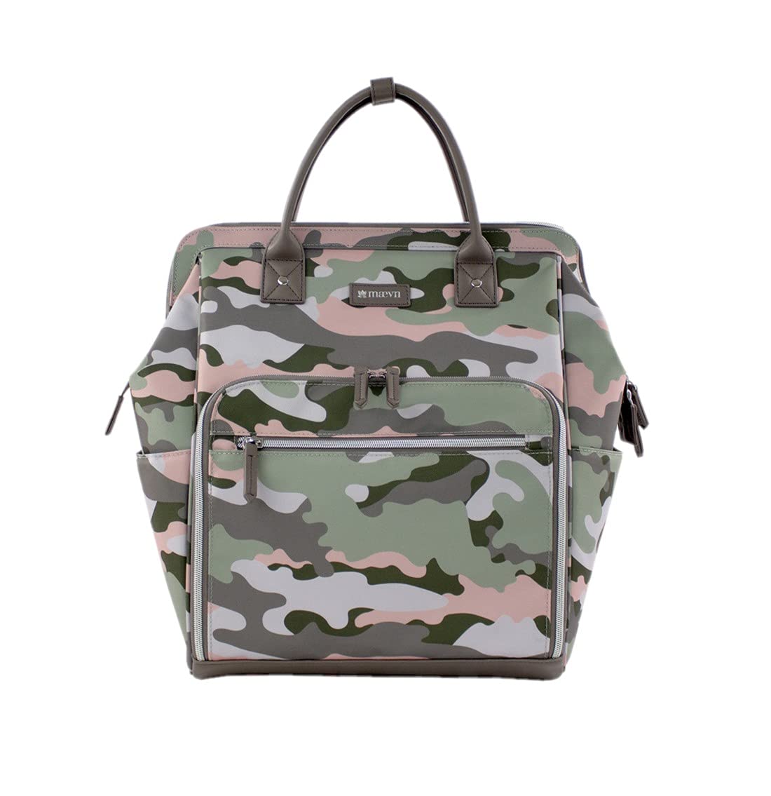 Water-Resistant Clinical Tote Backpack by ReadyGO & Maevn - Llama Print Design for Nurses, Doctors & Healthcare Professionals | Perfect for Hospital Shifts, Medical School & Travel