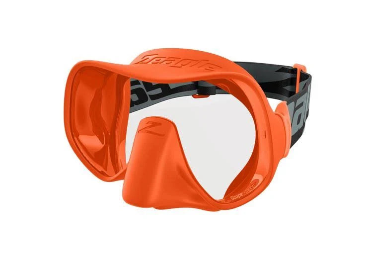Zeagle Scope Mono Diving Mask - Premium Single Lens Snorkeling & Scuba Mask for Adults - Perfect for Underwater Exploration, Spearfishing, and Marine Life Observation