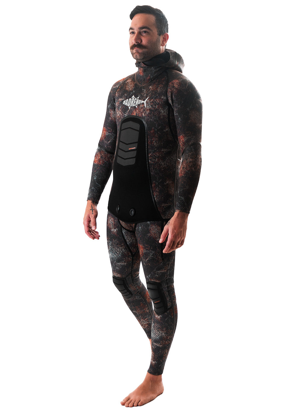 Adreno Men's Montague 3.5mm 2-Piece Lined Wetsuit for Scuba Diving, Surfing & Water Sports | Premium Neoprene Thermal Protection