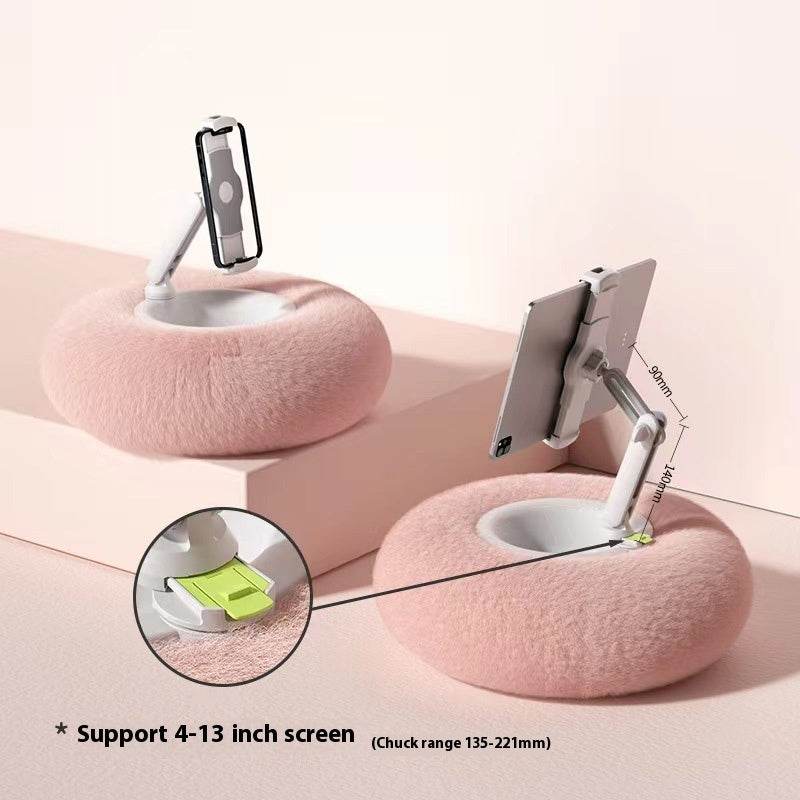 SnackPal: Soft & Fluffy Phone Stand Holder for Desk, Car, and Bed - Perfect for Watching Videos, Reading, and Video Calls