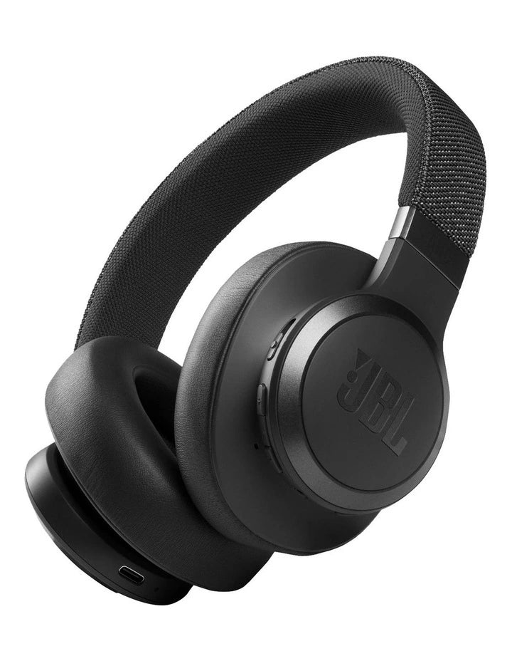 JBL Live 660BT Wireless Bluetooth Headphones with Active Noise Cancelling - Over Ear Headset for Travel, Work & Music Listening