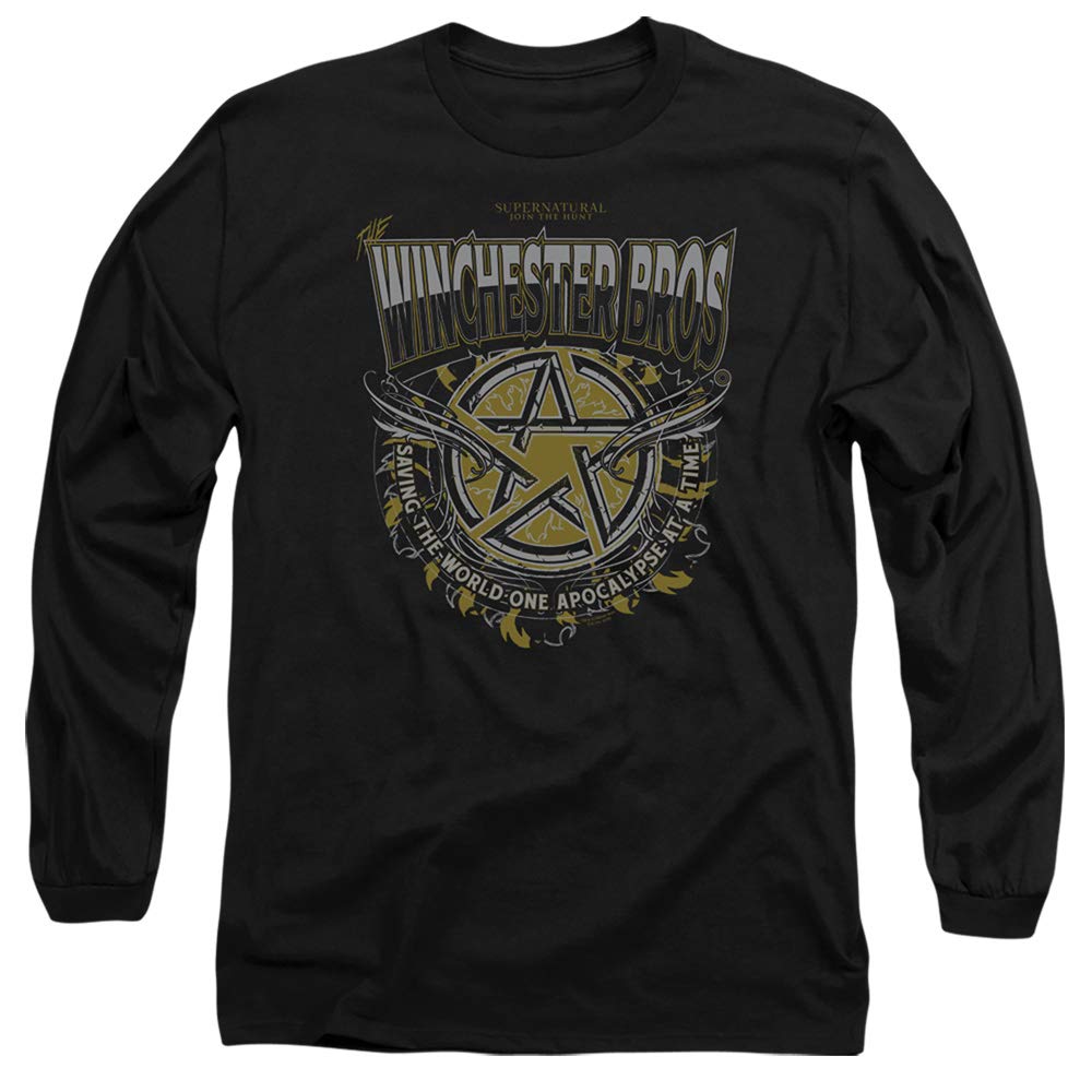 Supernatural Winchester Bros Unisex Long-Sleeve T-Shirt for Men & Women - Casual Wear, TV Show Merchandise, Fan Gift
