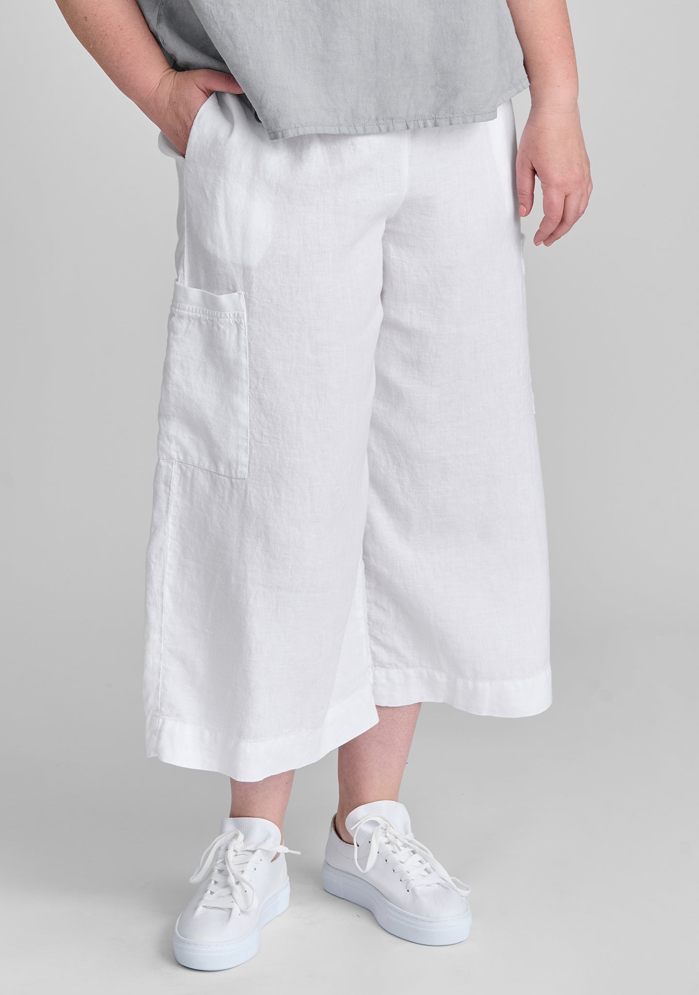 Full Time Linen Drawstring Pants for Women - Comfortable Casual Lounge Pants for Home, Yoga, and Travel