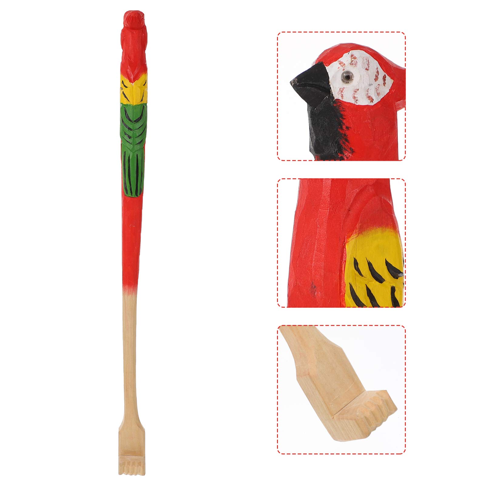 Handcrafted Wooden Back Scratcher with Animal Design - Natural Itch Relief & Relaxation Tool for Men & Women - Perfect for Home, Office, and Travel Use
