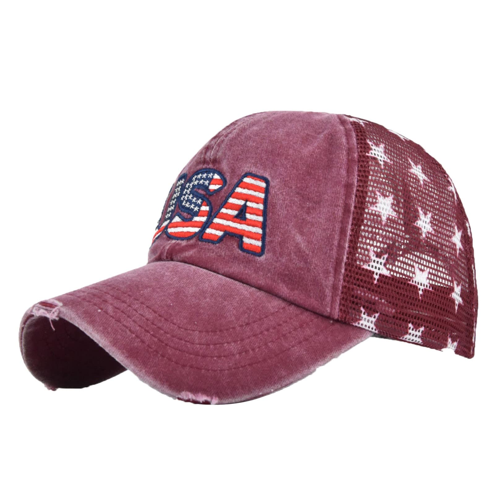 Stylish Unisex Cotton Baseball Cap with Star Embroidery - Adjustable Trucker Hat for Women & Men - 47 Brand Hip Hop Sun Hat | Perfect for Outdoor Activities, Sports & Streetwear Fashion