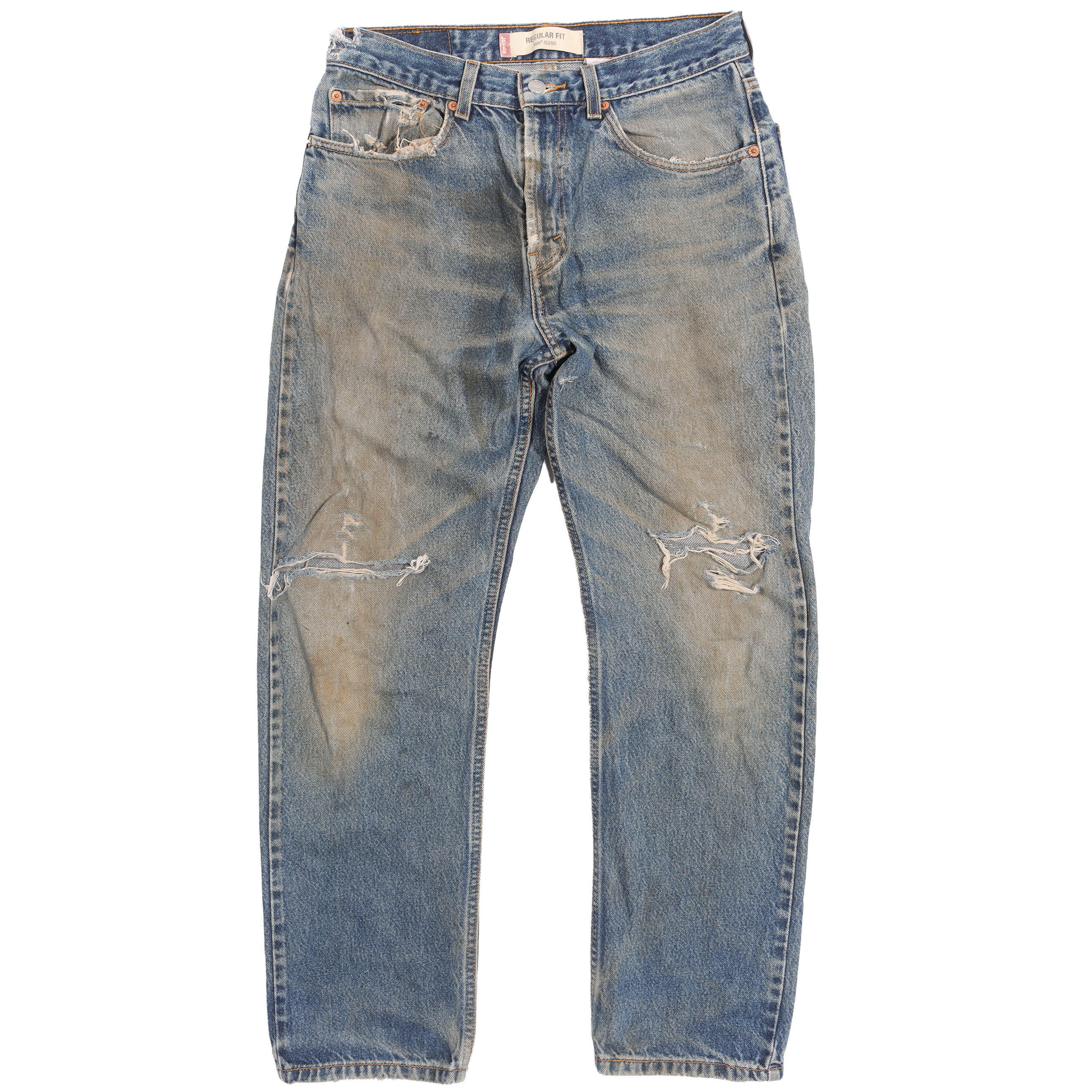 Vintage 1990s Levi's 501 Original Fit Jeans - Distressed Mud Wash Denim for Men - Perfect for Casual Wear, Retro Fashion & Street Style Outfits