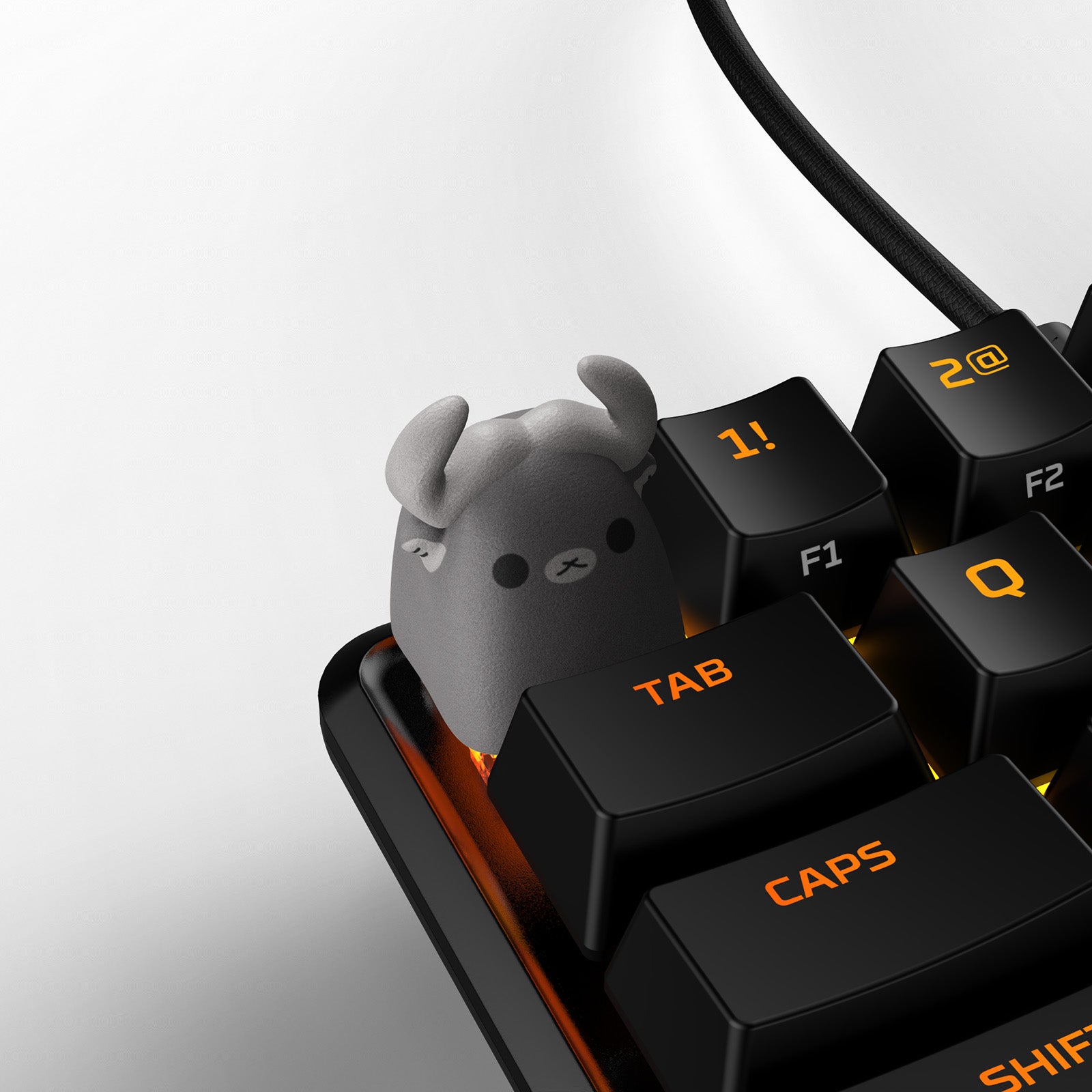 HX3D Custom Keycap - Safari Buffalo Design for Mechanical Keyboards | Perfect for Gaming & Typing Enthusiasts