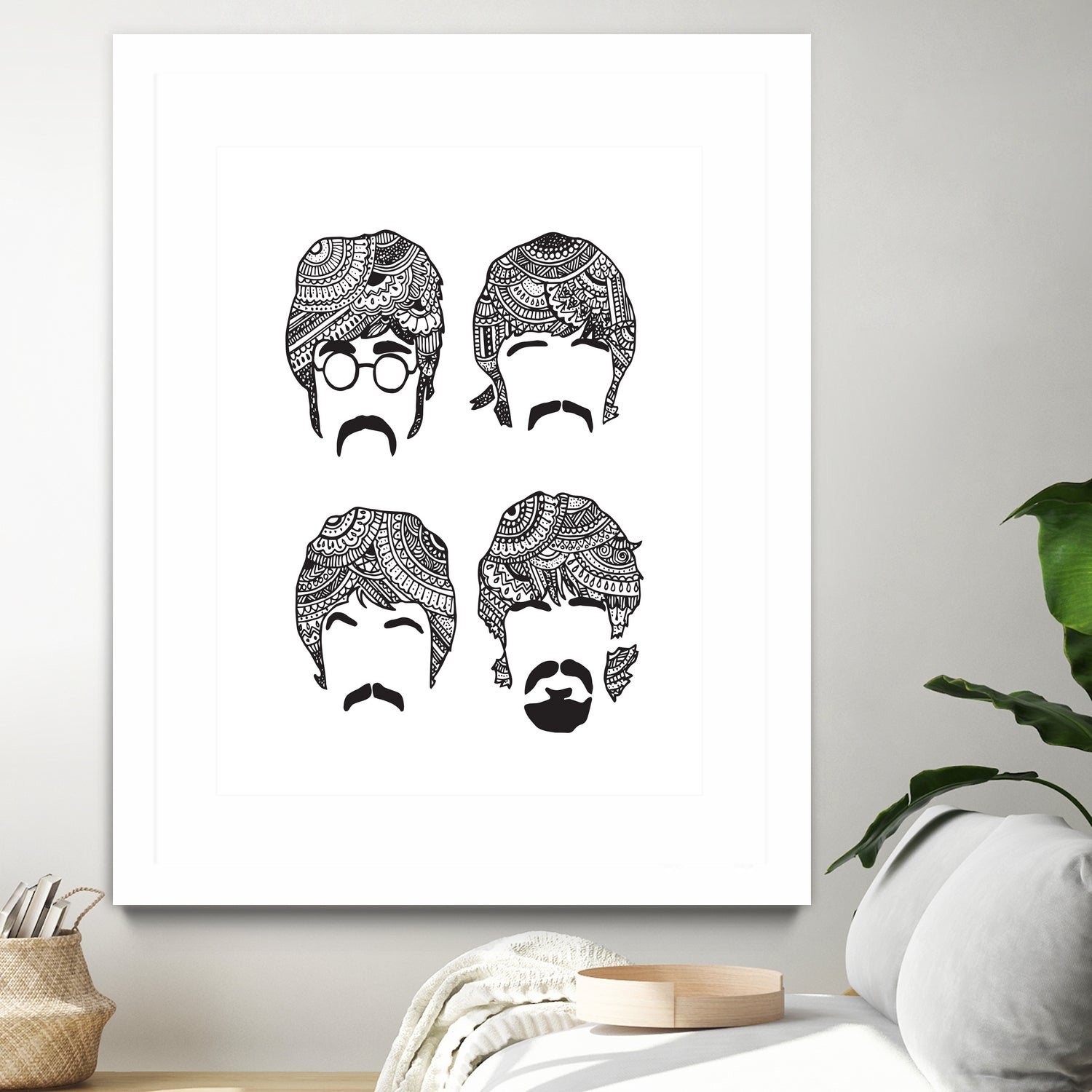 The Beatles Henna Tattoo Kit - Premium Temporary Tattoo Stickers for Music Lovers, Perfect for Concerts, Festivals & Theme Parties