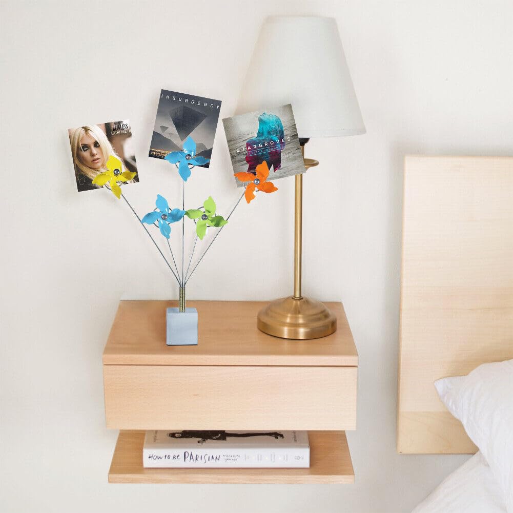 5-Branch Photo Display Stand - Desktop Picture Holder for Cards, Photos, Notes | Perfect for Christmas, Wedding, Office & Home Decor