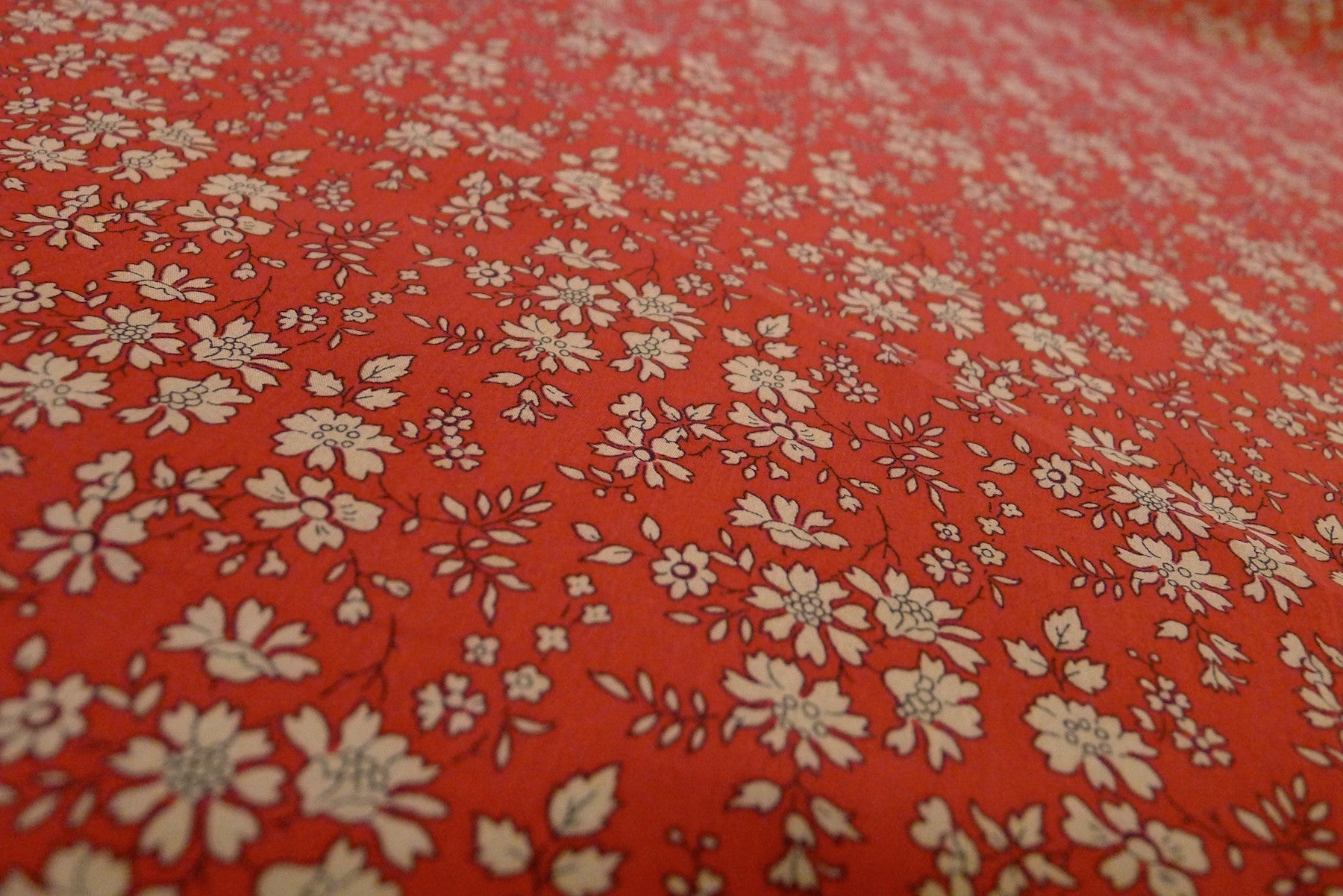 Premium Capel Tana Lawn Fabric - Vibrant Red Color for Dresses, Skirts & Summer Fashion | Soft Cotton Material for Comfortable Wear