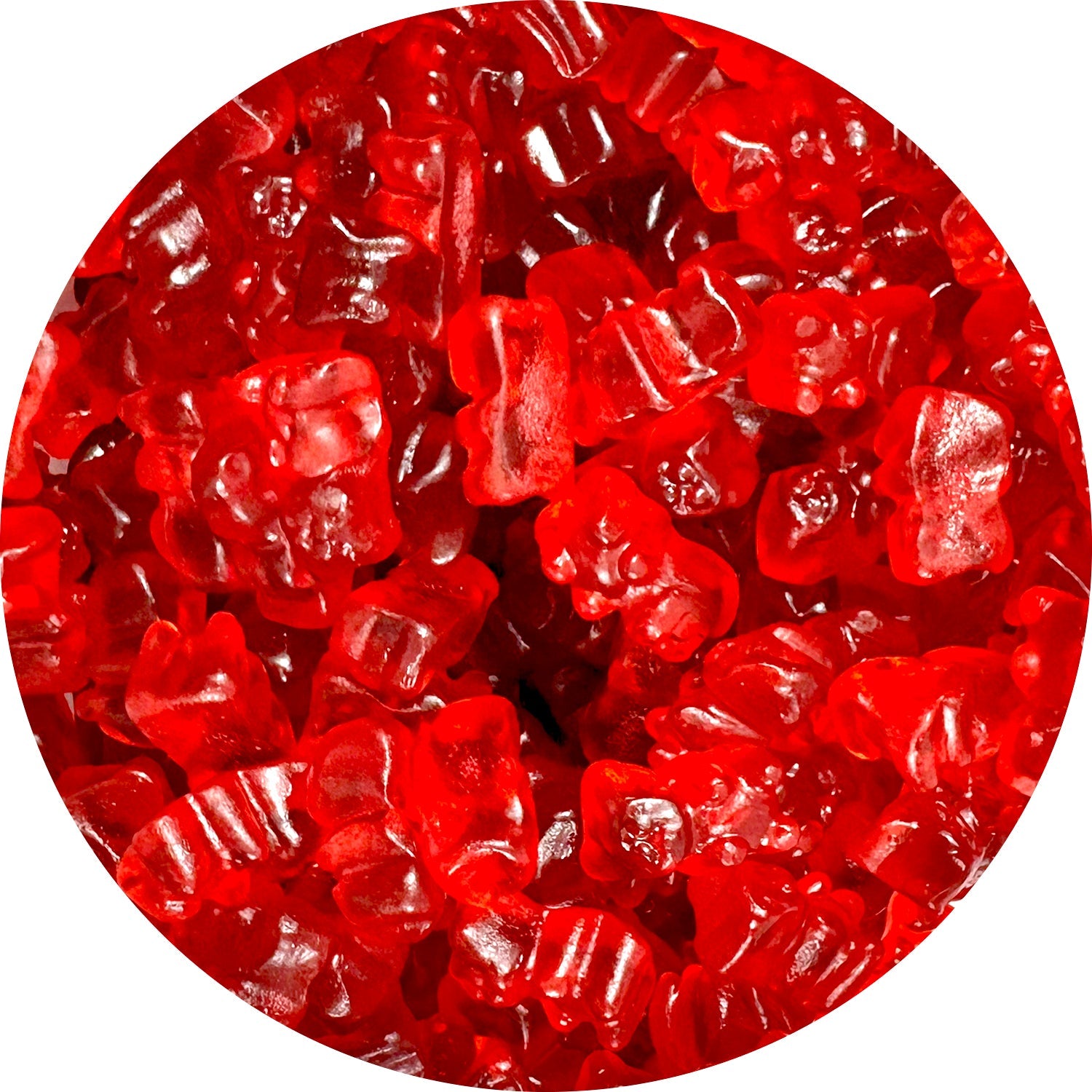 Jovy Gummy Bears Cherry Flavor - 5 Pound Bulk Bag | Soft & Chewy Candy for Parties, Movie Nights & Office Snacks