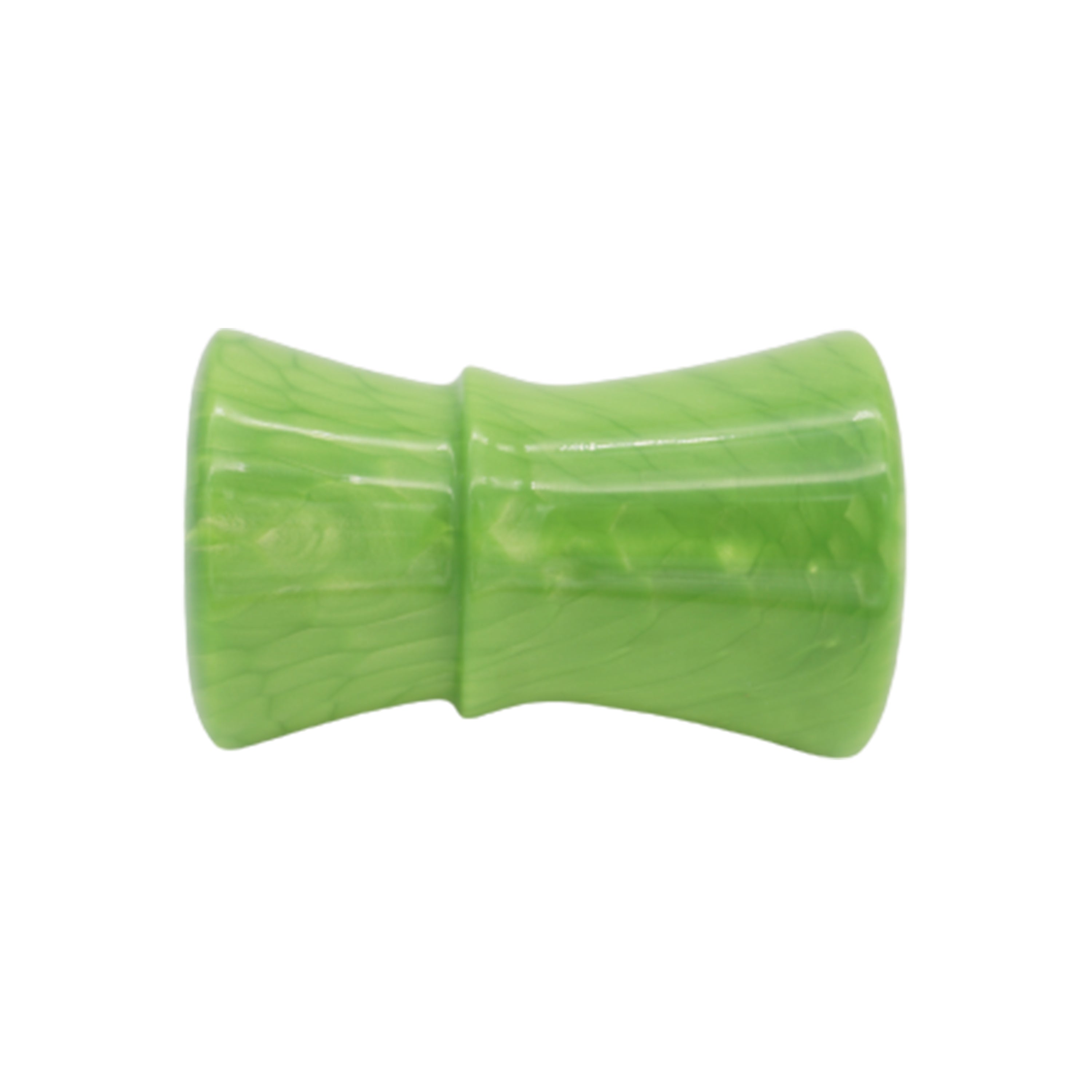 Premium Green Snakeskin Handcrafted Shaving Brush Handle for 24mm & 26mm Knots - Luxury Wet Shaving & Grooming Gift for Men