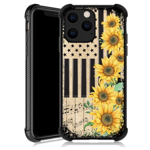 Piano Flag Sunflower
