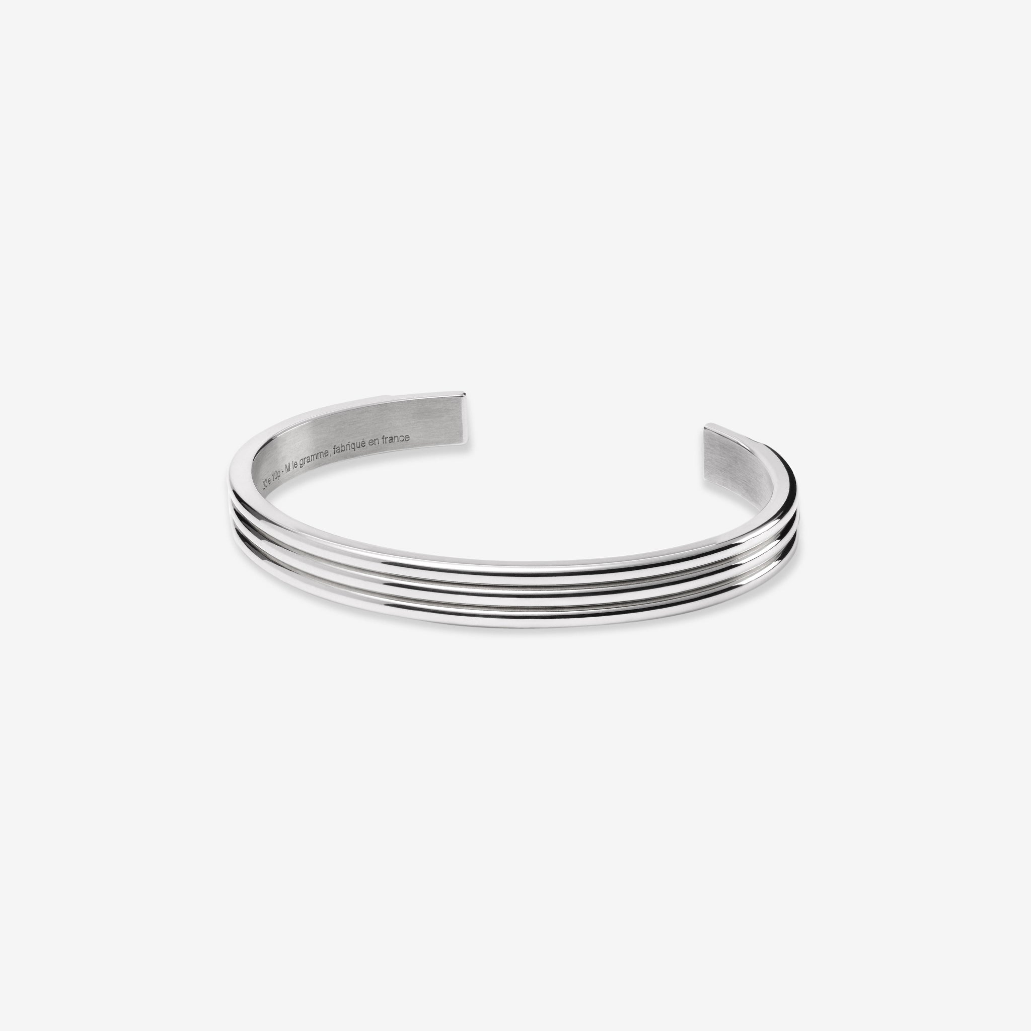 30g Polished Sterling Silver Godron Bracelet for Women - Elegant Handmade Jewelry Gift for Birthday, Anniversary & Special Occasions