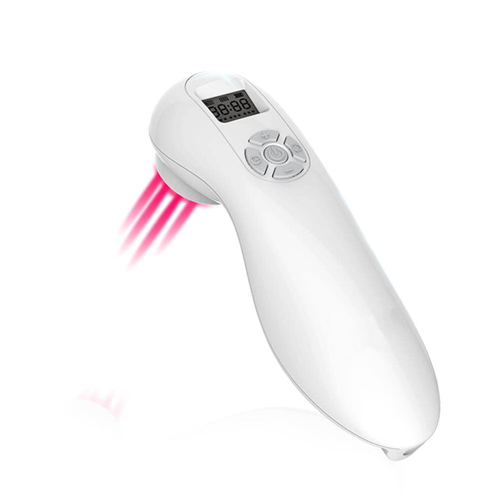 2023 Upgraded Cold Red Light Therapy Device - Handheld 650nm & 808nm Dual Wavelength LED for Pain Relief | Adjustable Speed & Pulse Function | Targets Back, Knees, Shoulders, Joints & Muscle Pain | Perfect for Home Use, Post-Workout Recovery & Chronic Pain Management
