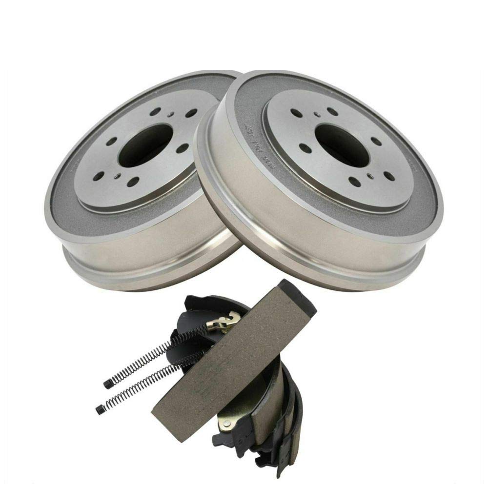100% New Rear Brake Drum & Shoe Kit for 2005-2008 Chevrolet GMC - Auto Parts & Car Accessories - Perfect for DIY Repairs & Vehicle Maintenance