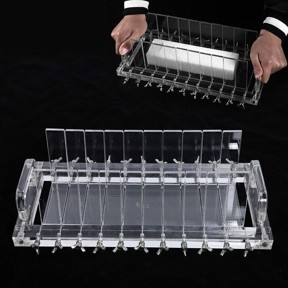 Premium Stainless Steel Wire Soap Cutter - Acrylic Handmade Soap Loaf Cutting Tool with Transparent Mold for DIY Soap Making | Perfect for Crafting, Gifts & Home Use