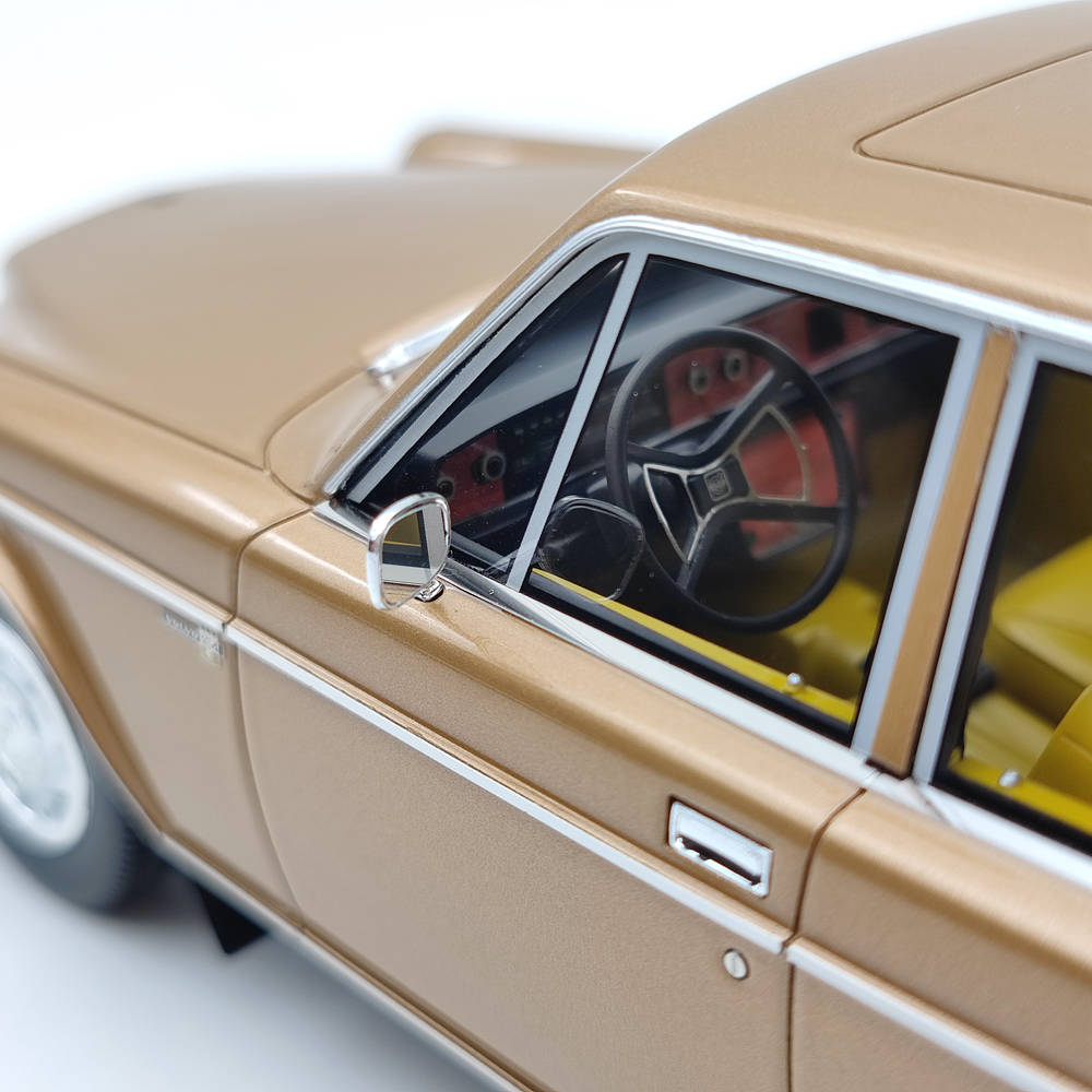 1/18 Scale Volvo 164 E 1972 Resin Model Car - Limited Edition Gold Collectible Toy for Adults, Perfect for Display, Gifts & Car Enthusiasts Collections