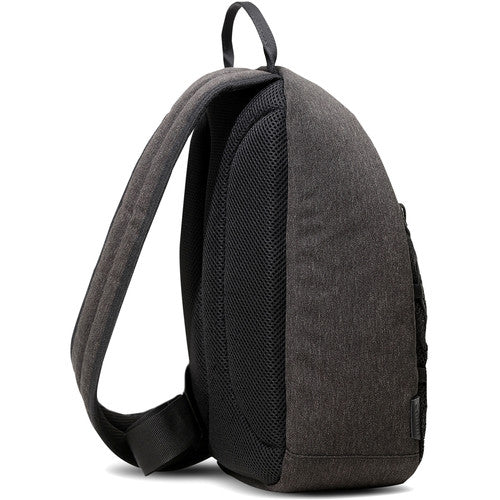 Canon EDC10 Camera Sling Backpack - Waterproof DSLR Shoulder Bag for Canon/Nikon/Sony Cameras & Lenses, Dark Heather Gray - Perfect for Travel, Hiking & Photography Adventures