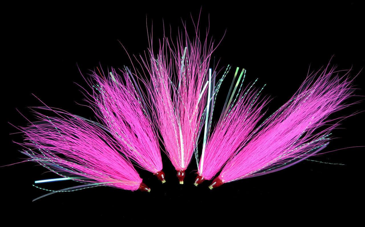 Premium Jigging World Slide Bucktail Teaser - Saltwater Fishing Lure for Striped Bass, Fluke & Bluefish - Ideal for Jigging, Casting & Trolling in Coastal Waters