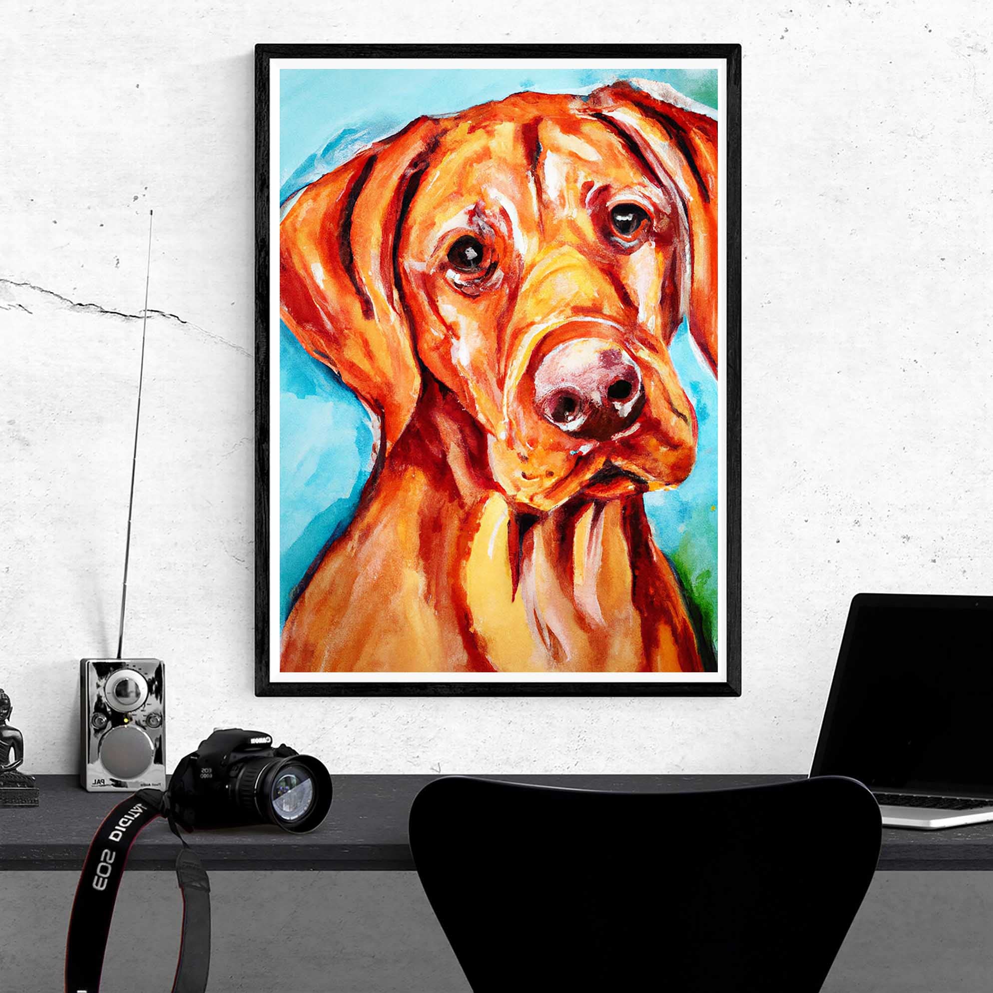 Kaliosy DIY 5D Diamond Painting Kit for Adults - Dog Design by Numbers, 30x40cm (12x16in) Diamond Art Canvas Wall Decor - Perfect for Home Decoration, Stress Relief & Creative Gift