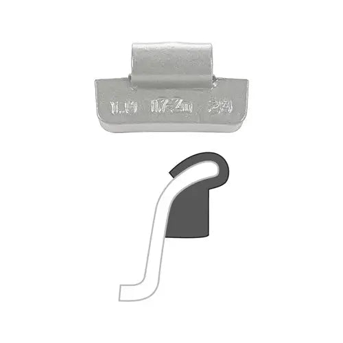 AA i7 Uncoated Zinc Clip-On Wheel Weights for Cars, Trucks, and Motorcycles - Perfect for Tire Balancing and Smooth Rides