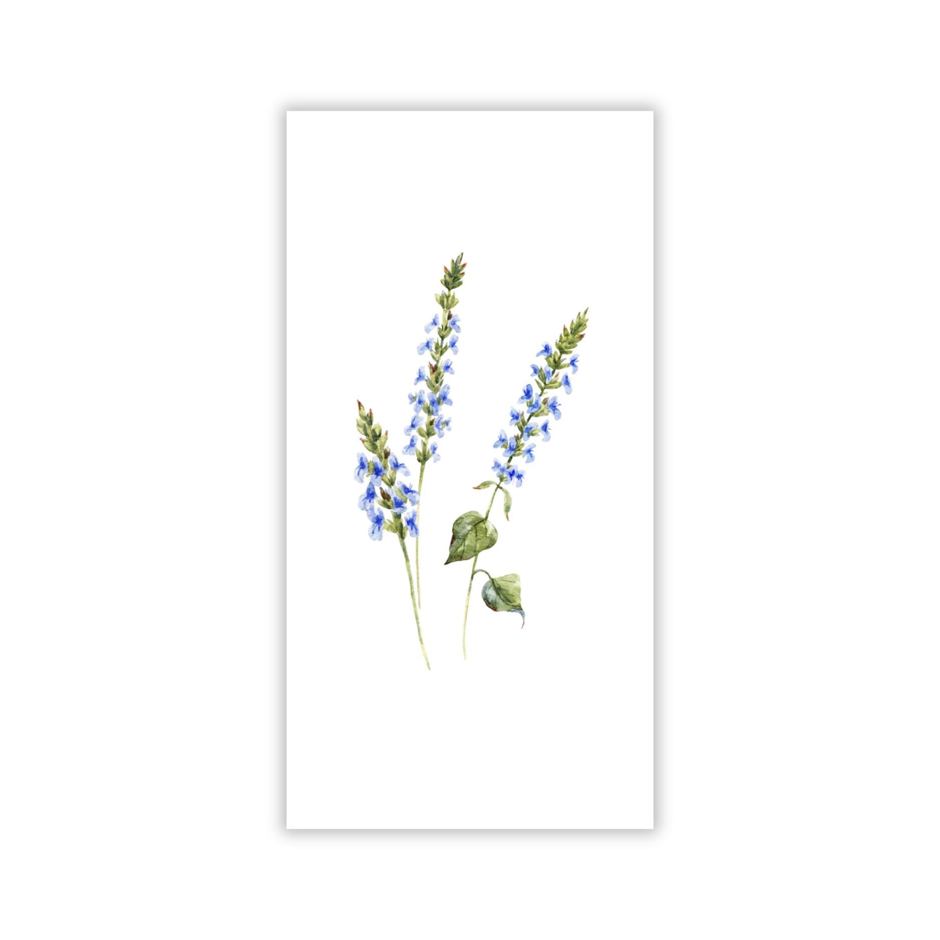 Premium Disposable Linen-Like Paper Guest Towels - 16 Pack (Delphinium Blue) | Soft & Absorbent for Bathrooms, Kitchens, Parties & Events