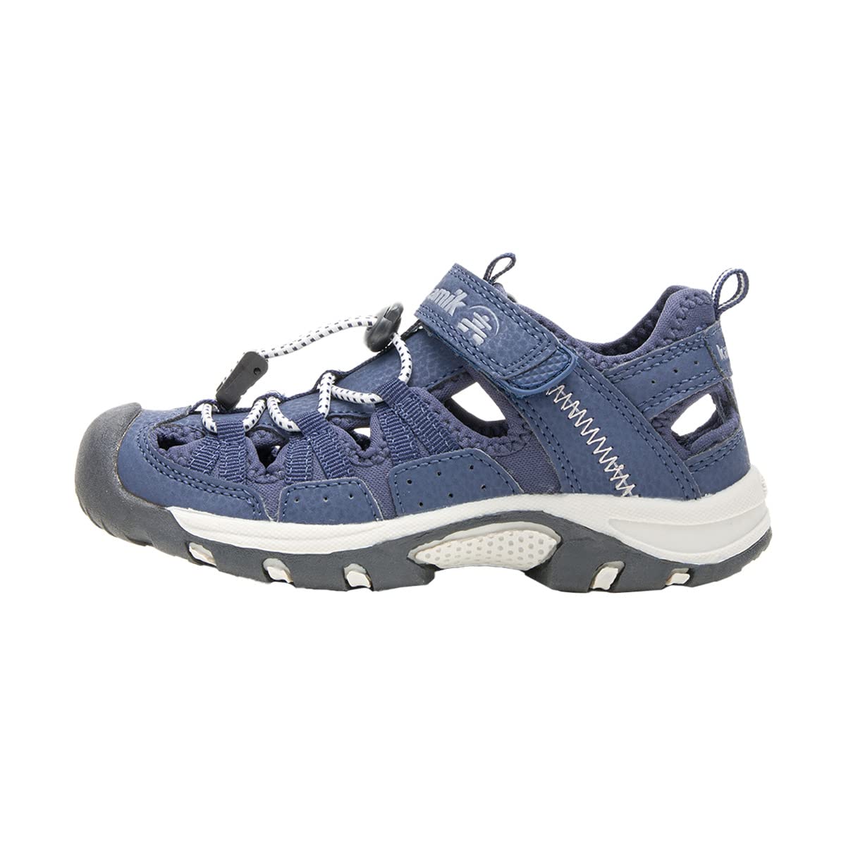 Kamik Boys Wildcat Waterproof Winter Boots for Kids - Navy Blue Size 13 (Little Kid/Big Kid) - Warm Snow Boots for Outdoor Play, School & Winter Activities