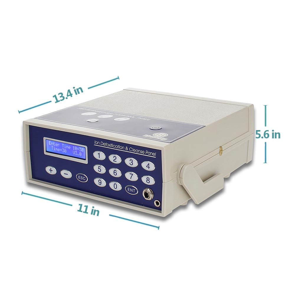 Professional Ionic Detox Foot Spa Machine with Far Infrared Belt & Two Arrays - Hydrogen Ion Cleanse for Relaxation & Detox - Perfect for Birthday Gifts, Home Spa, Wellness Therapy & Stress Relief