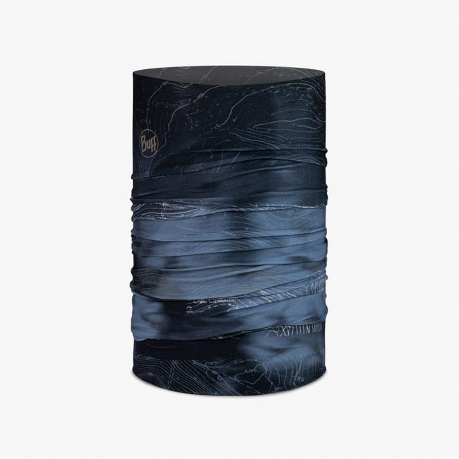 BUFF Original Neshi Night Blue - Lightweight & Breathable Multifunctional Headwear for Outdoor Sports, Hiking, Running & Cycling - Perfect for Sun Protection & Cold Weather