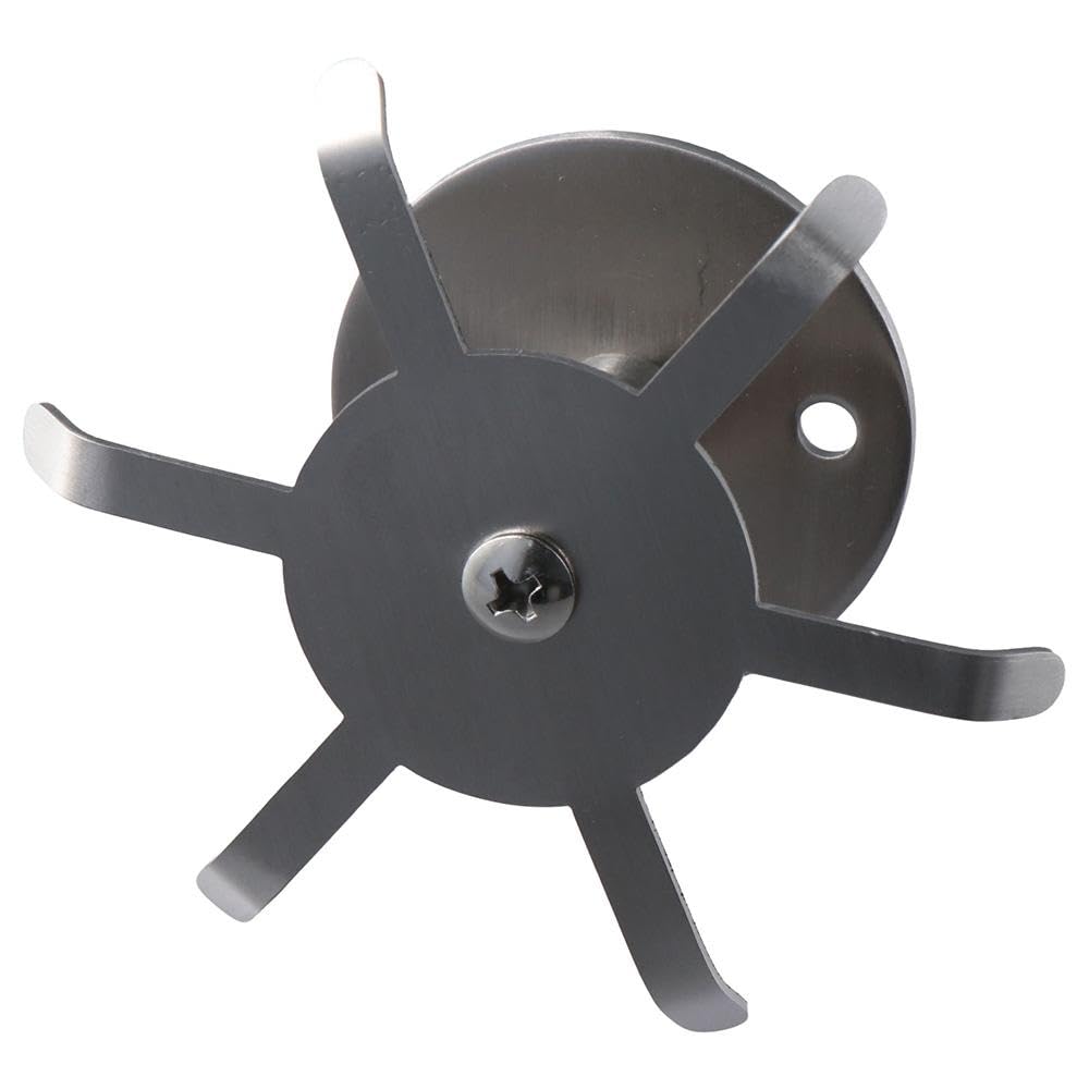 Stainless Steel Swivel Hooks for Kitchen & Bathroom - Punch-Free Under Cabinet Utensil Hanging Rack with Strong Adhesive - Perfect for Organizing Pots, Pans, Mugs & Towels in Small Spaces