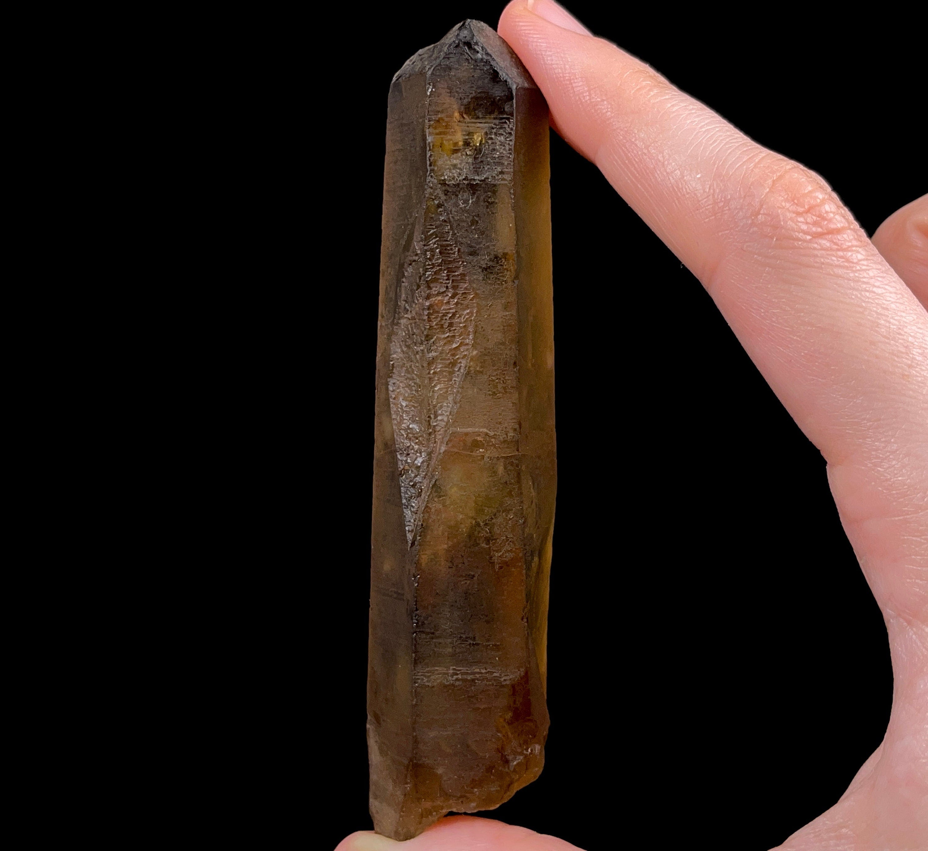Natural Citrine Raw Crystal Point - November Birthstone, Healing Stone, Home & Office Decor, Raw Crystals and Stones for Meditation, Reiki, Feng Shui, Jewelry Making (51839)